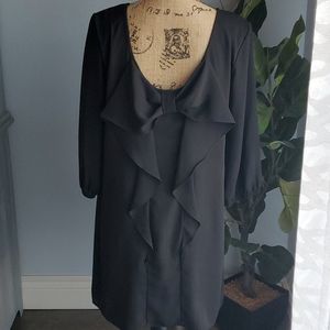 Black dress with back bow detail